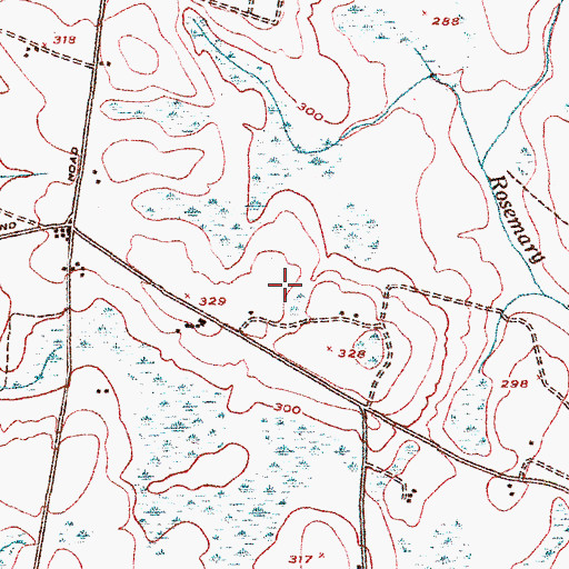 Topographic Map of Waynesboro Division, GA