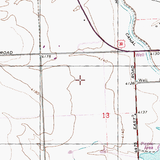 Topographic Map of Murtaugh Division, ID
