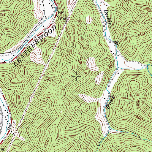 Topographic Map of Daisy Division, KY