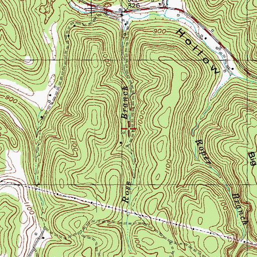 Topographic Map of Mount Victory Division, KY