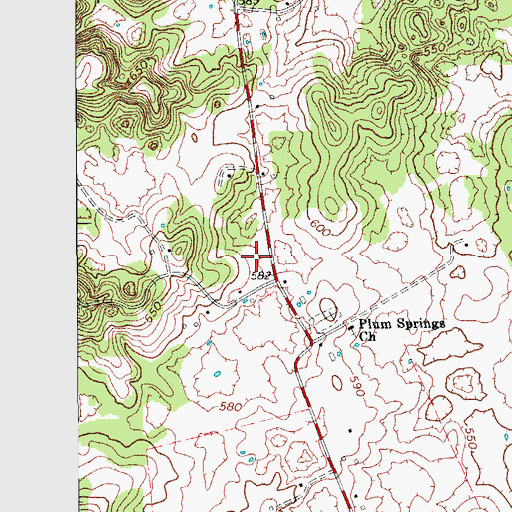 Topographic Map of Sand Hill-Girkin Division, KY