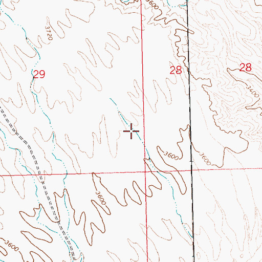 Topographic Map of Caliente Division, NV