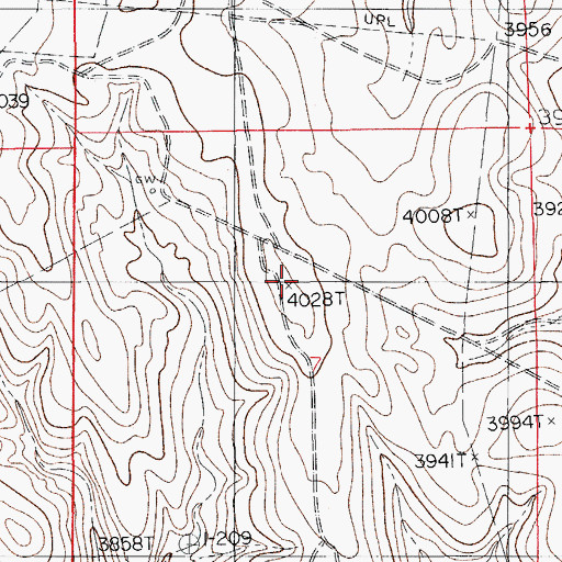Topographic Map of Carlsbad Division, NM
