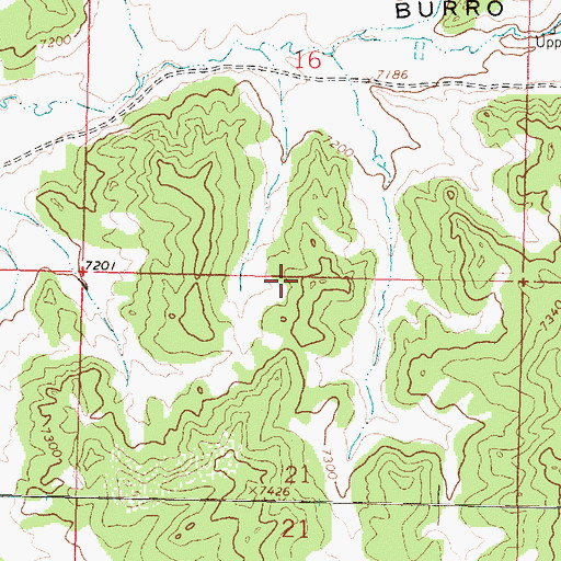 Topographic Map of Jicarilla Apache Division, NM