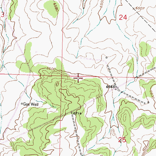 Topographic Map of West Rio Arriba Division, NM