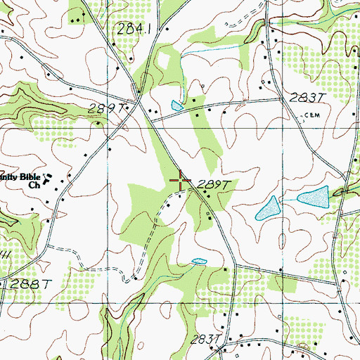 Topographic Map of Boiling Springs Division, SC