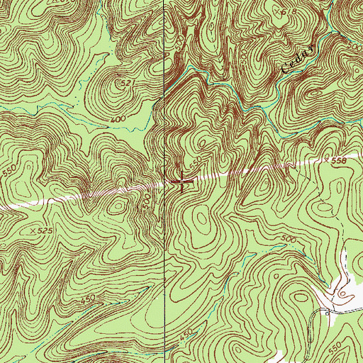 Topographic Map of Heath Springs Division, SC
