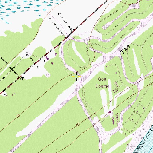 Topographic Map of Hilton Head Island Division, SC