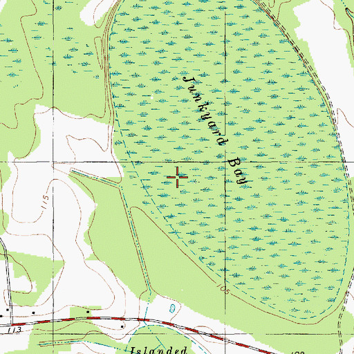 Topographic Map of Manning East Division, SC