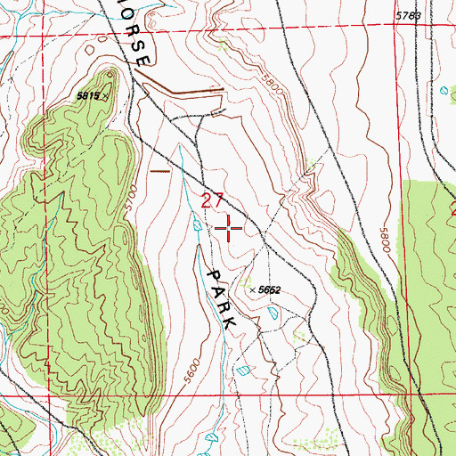 Topographic Map of Colorado School of Mines Summer Camp, CO