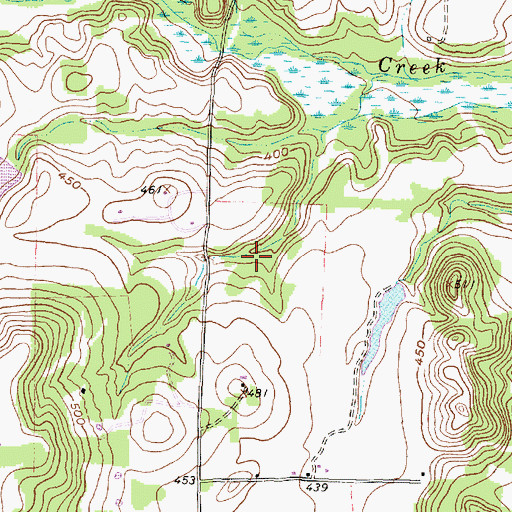 Topographic Map of Lindale Division, TX