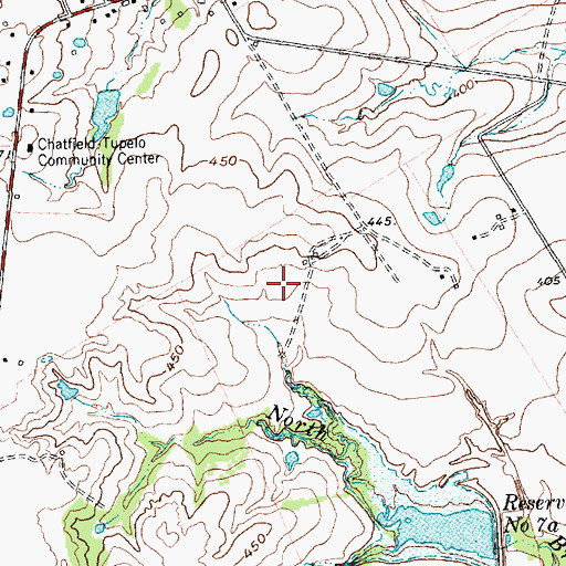 Topographic Map of Rice Division, TX