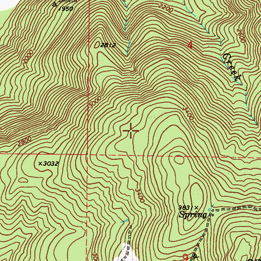 Topographic Map of Kettle Falls Division, WA