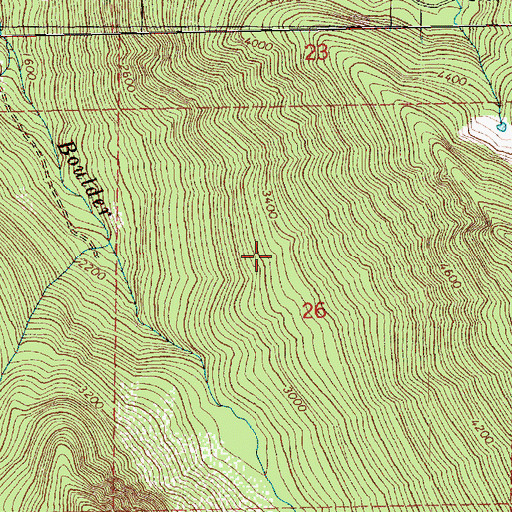 Topographic Map of East Skagit Division, WA