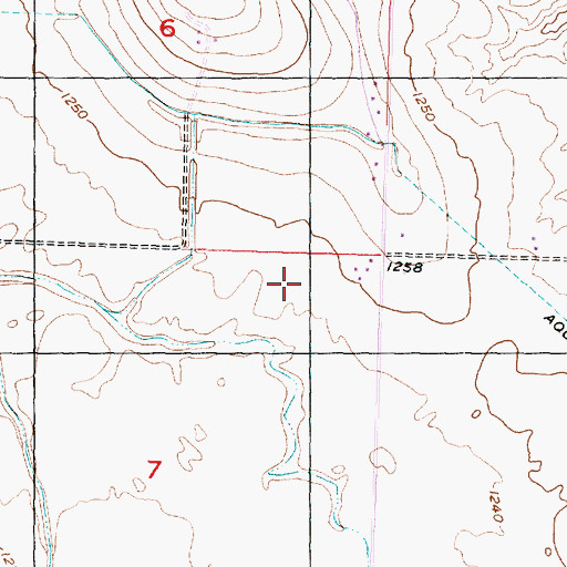 Topographic Map of Warden Division, WA