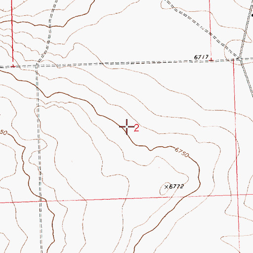 Topographic Map of Wamsutter Division, WY