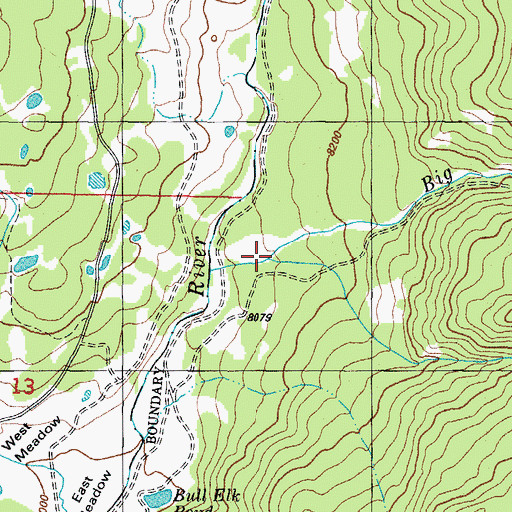Topographic Map of Skeeter Creek, CO