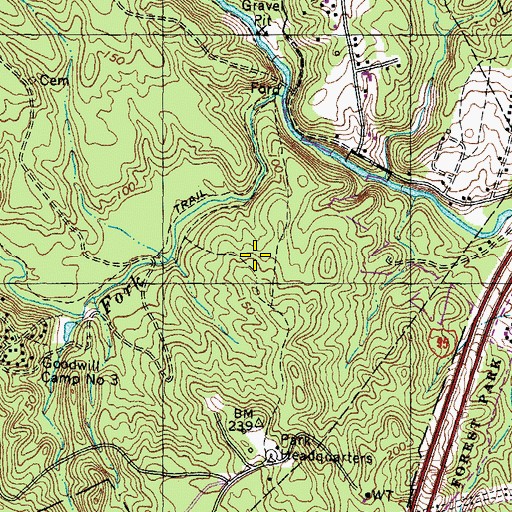 Topographic Map of Laurel Trail Loop, VA