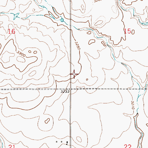 Topographic Map of Chester Division, MT