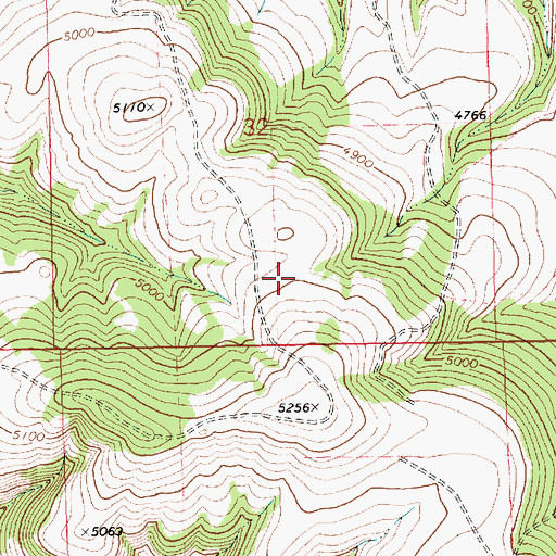 Topographic Map of Lewistown Division, MT