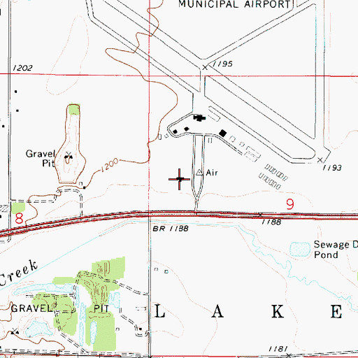 Topographic Map of Kinney Pioneer Museum, IA