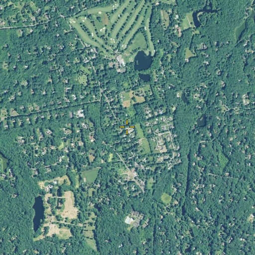 Aerial/Satellite Image of Long Ridge Congregational Church, CT