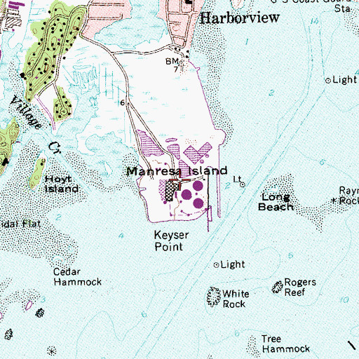 Topographic Map of Manrissa Institute, CT