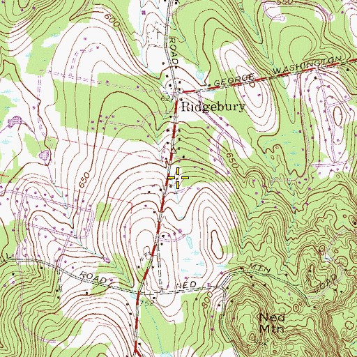 Topographic Map of Saint Elizabeth Seton Church, CT