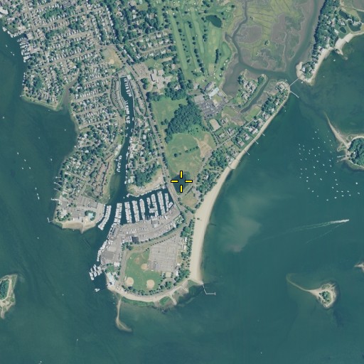 Aerial/Satellite Image of Spruce Swamp Pond, CT