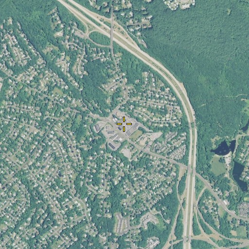 Aerial/Satellite Image of Trumbull Shopping Center, CT