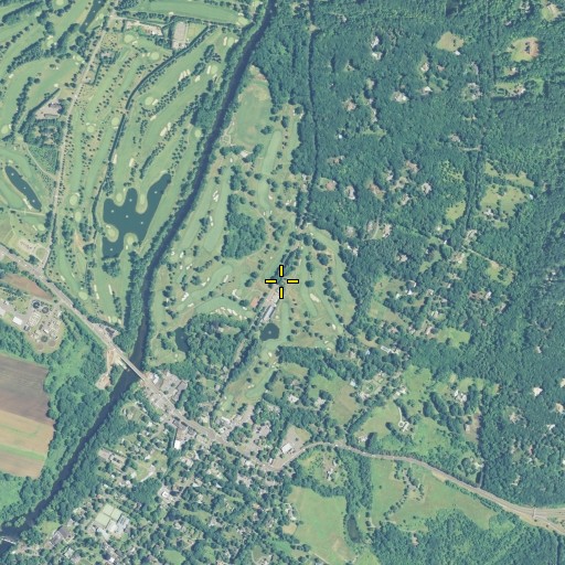 Aerial/Satellite Image of Farmington Country Club, CT