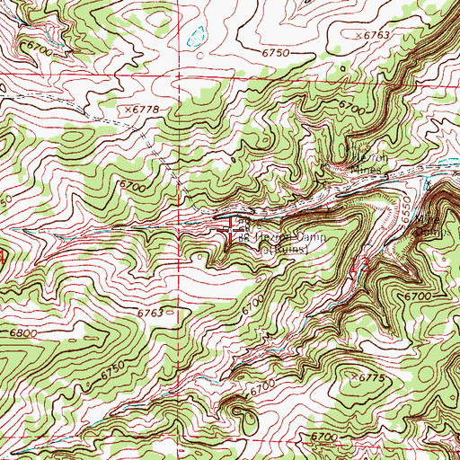 Topographic Map of Hezron Camp, CO