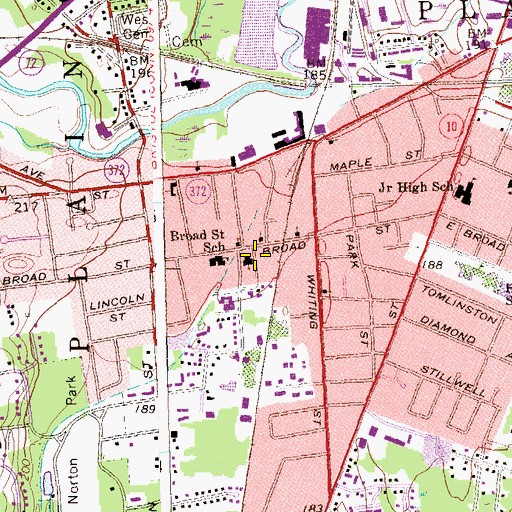 Topographic Map of Our Lady of Mercy Roman Catholic Church, CT