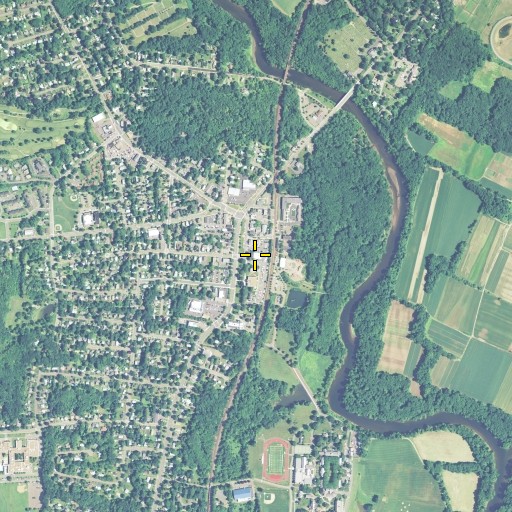 Aerial/Satellite Image of Windsor Post Office, CT