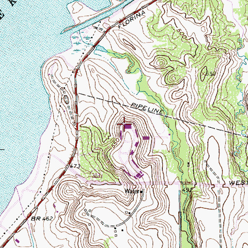 Topographic Map of Dallas Baptist University, TX