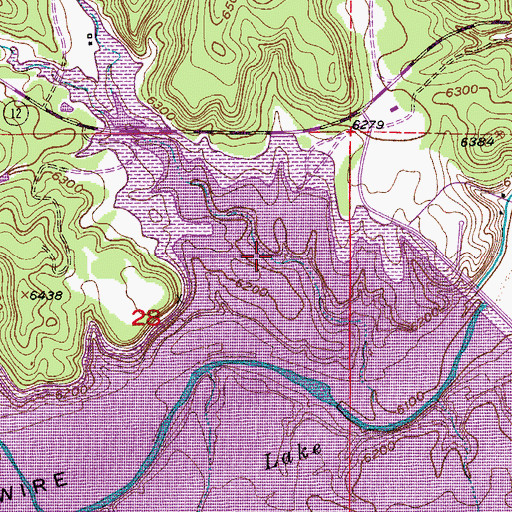 Topographic Map of Carpios Canyon, CO