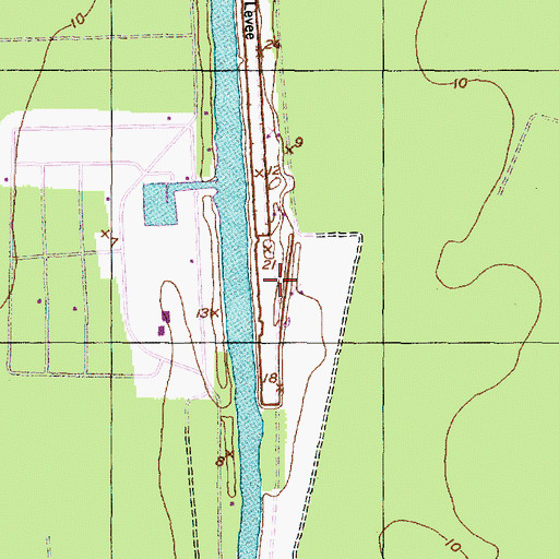 Topographic Map of Seagate, NC