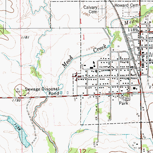 Topographic Map of Colonial Manor of Elma, IA