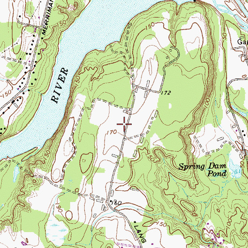 Topographic Map of Northwest Park, CT
