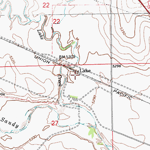 Topographic Map of Lake, CO
