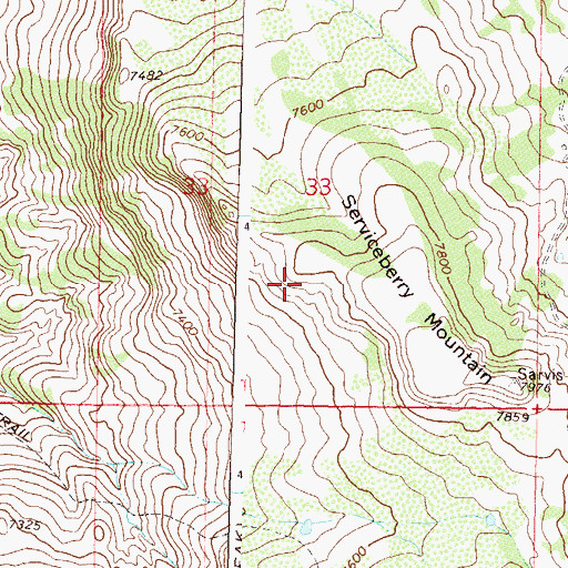 Topographic Map of Slater, CO