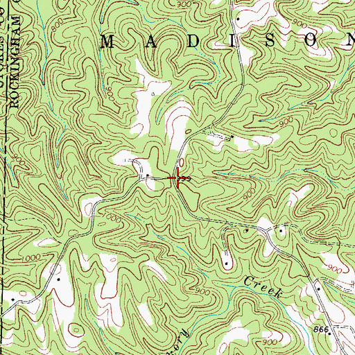 Topographic Map of Goinstown (historical), NC