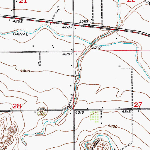 Topographic Map of Smith Hollow, CO
