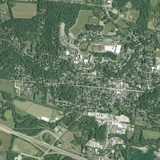 Aerial/Satellite Image of King Hall, OH