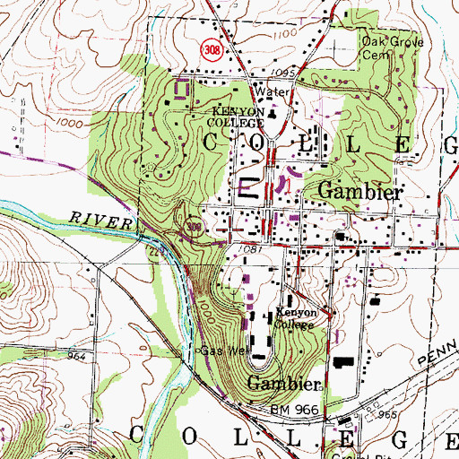 Topographic Map of Palme House, OH