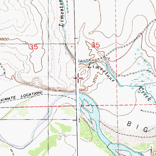 Topographic Map of Lakeview School, CO