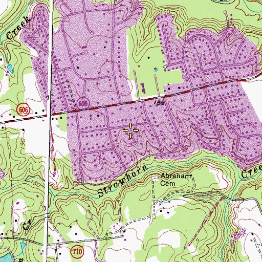 Topographic Map of Robin Ridge, VA