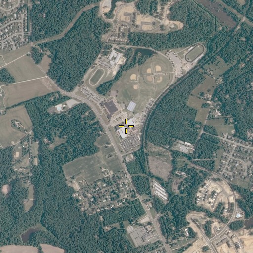 Aerial/Satellite Image of Atlee High School, VA