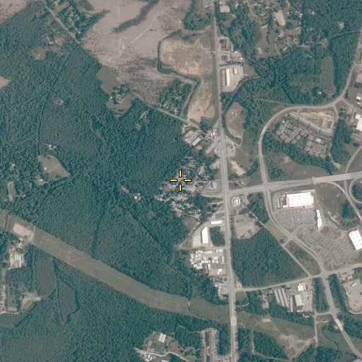 Aerial/Satellite Image of Colonial Estates Trailer Park, VA