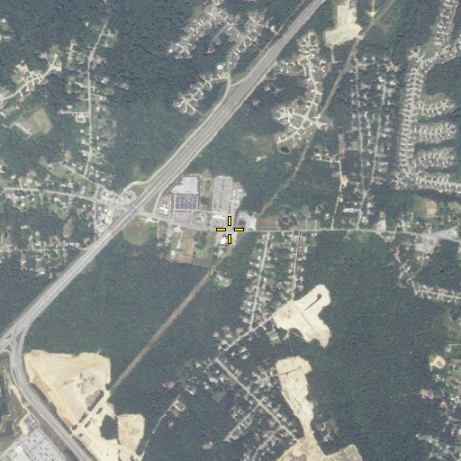 Aerial/Satellite Image of North Accokeek, MD